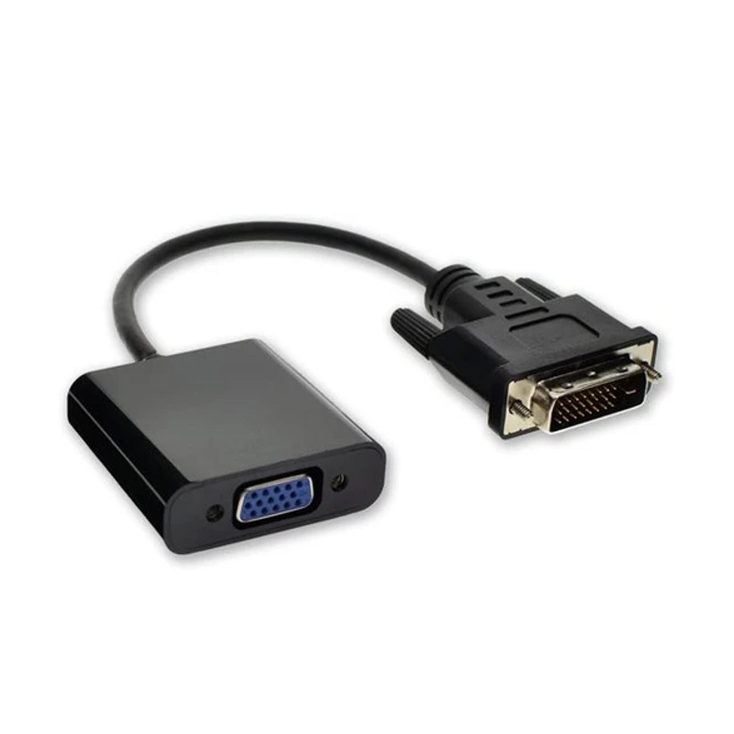 DVI naar VGA converter / adapter  (DVI male, VGA female)