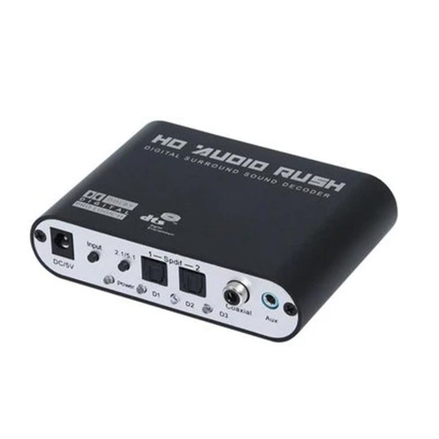 Digital Audio Converter (DAC) Toslink/coax naar RCA / Tulp
