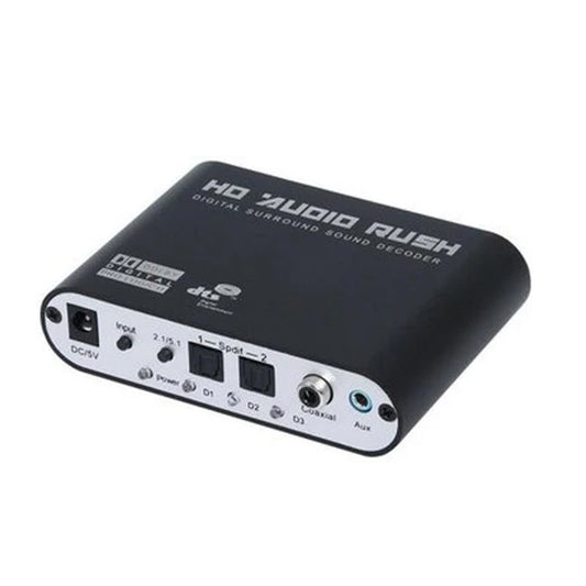 Digital Audio Converter (DAC) Toslink/coax naar RCA / Tulp