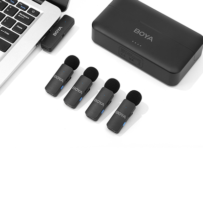 BOYA BY-V4U zenders en oplaadcase