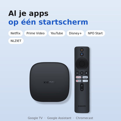 Al je streamingapps op één startscherm met de Xiaomi TV Box S 3rd Gen