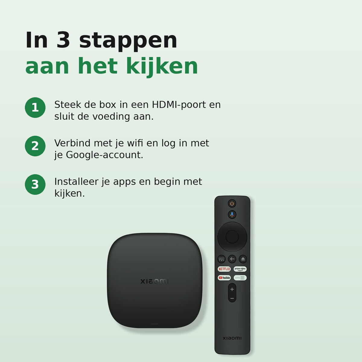 Xiaomi TV Box S 3rd Gen in 3 stappen installeren