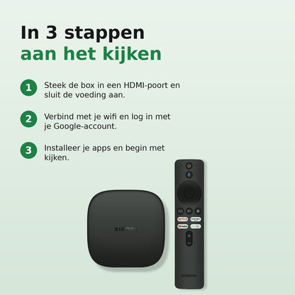 Xiaomi TV Box S 3rd Gen in 3 stappen installeren