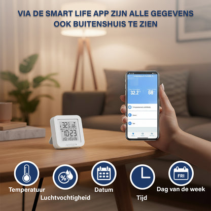 AFINTEK Smart Life WiFi Thermometer / Hygrometer - USB-versie