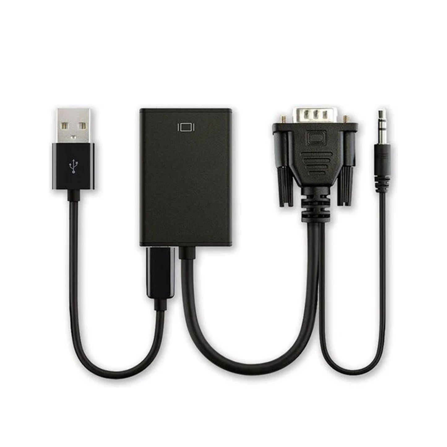 VGA naar HDMI converter / adapter met audio (HDMI male, VGA Male)