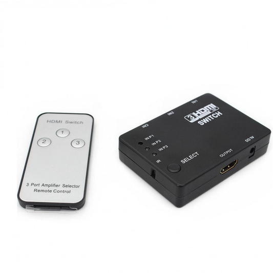 AFINTEK HDMI-switch 3-naar-1 met afstandsbediening